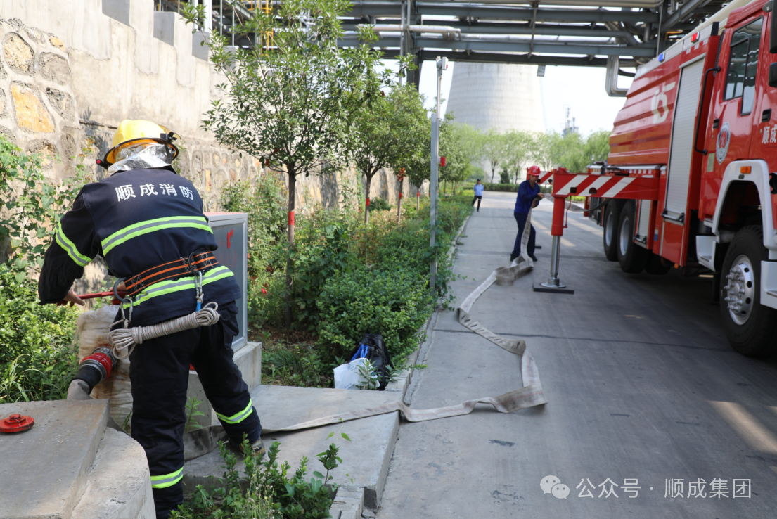 顺聚公司进行出产安全变乱综合应急演练